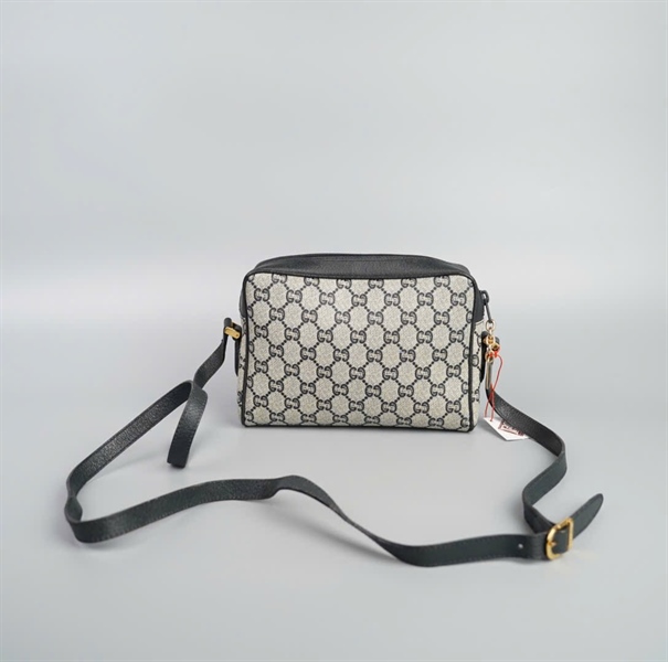 Túi GG cổ xám phối xanh đen +