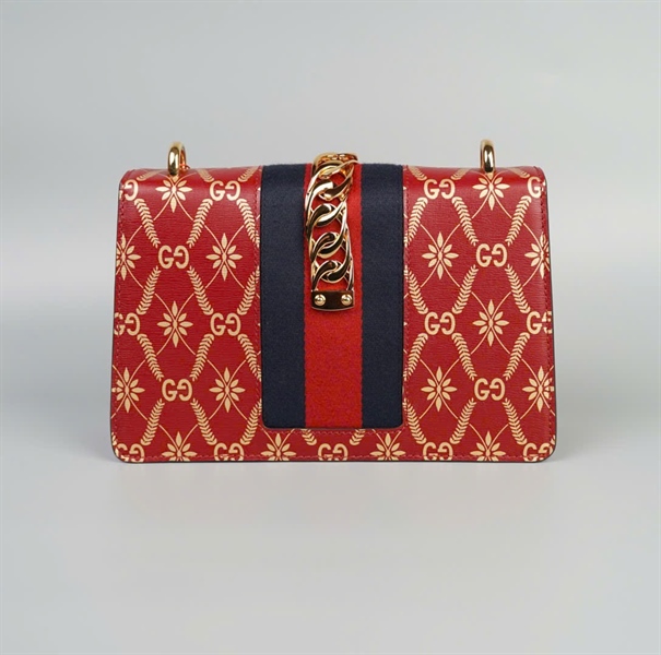 Túi GG Sylvie đỏ (F032512584) size 26 (TB)+