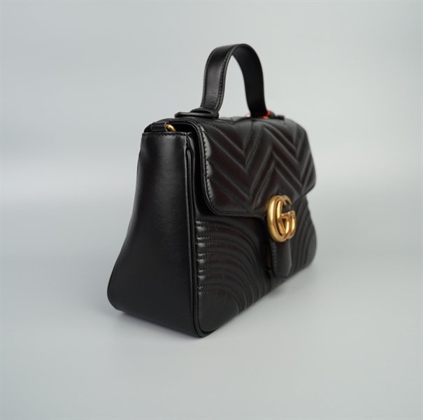 Túi GG handle marmont đen size 27 (TB)+