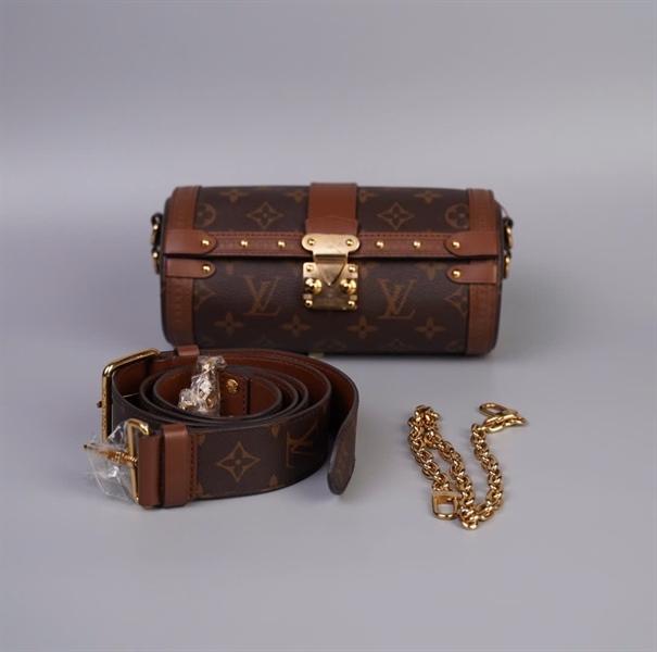 Túi LV Papillon trunk hoa nâu sz19 (TB) +