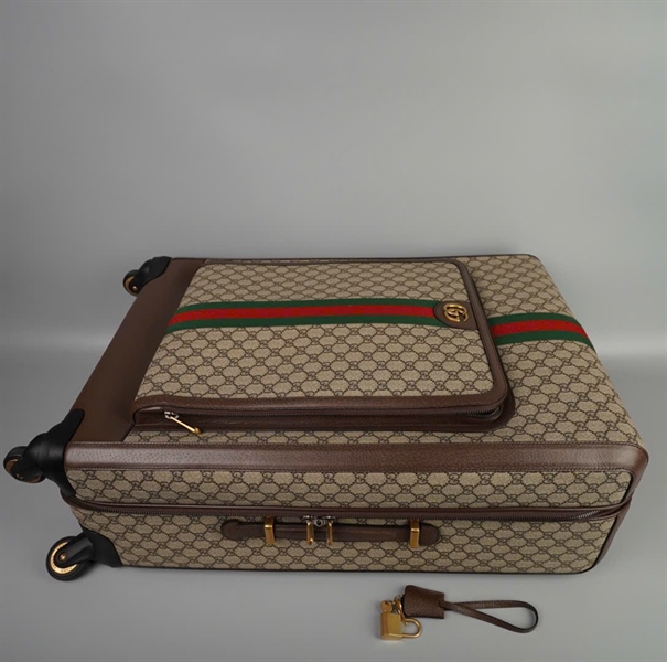 Vali GG màu xám full logo (TB)+