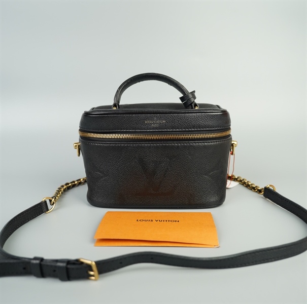Túi LV vanity hoa đen size 20 (TB)+