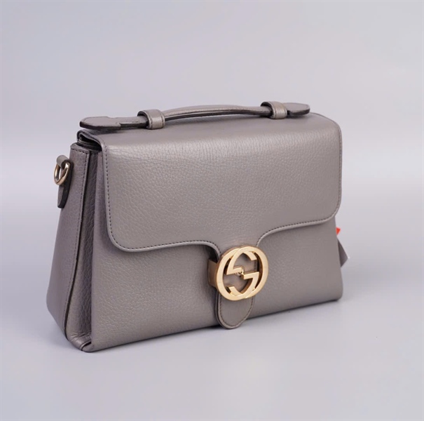 Túi GG màu xám size 24 (TB) +