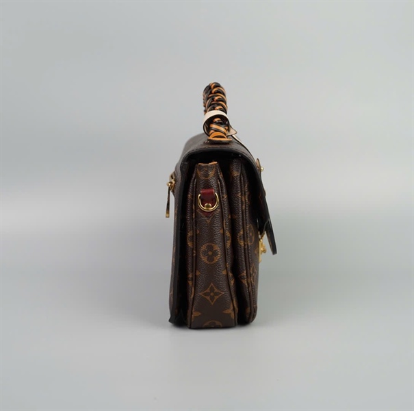 Túi LV metis hoa nâu quai đan chéo (HC) size 24 +