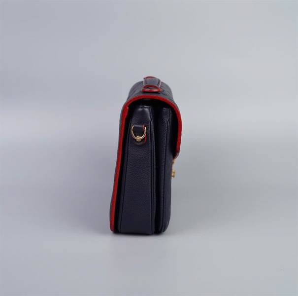 Túi LV mestis hoa xanh đen size 24 (HC) +