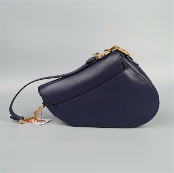 Túi Dior yên ngựa xanh đen (TB) +