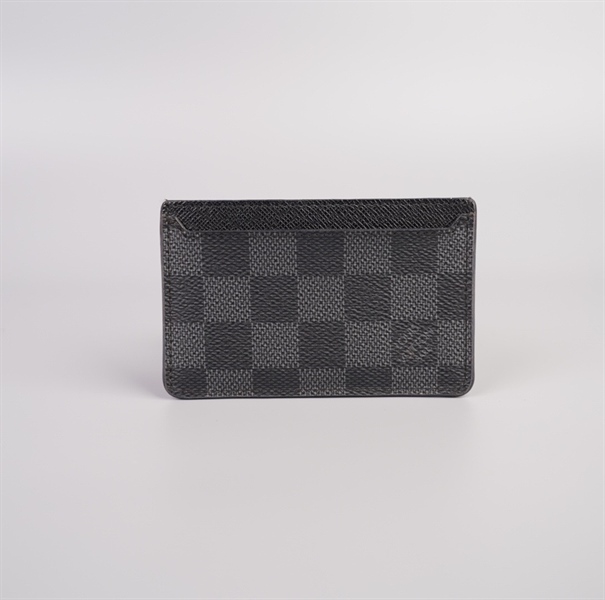 Ví LV card ô vuông đen KG+