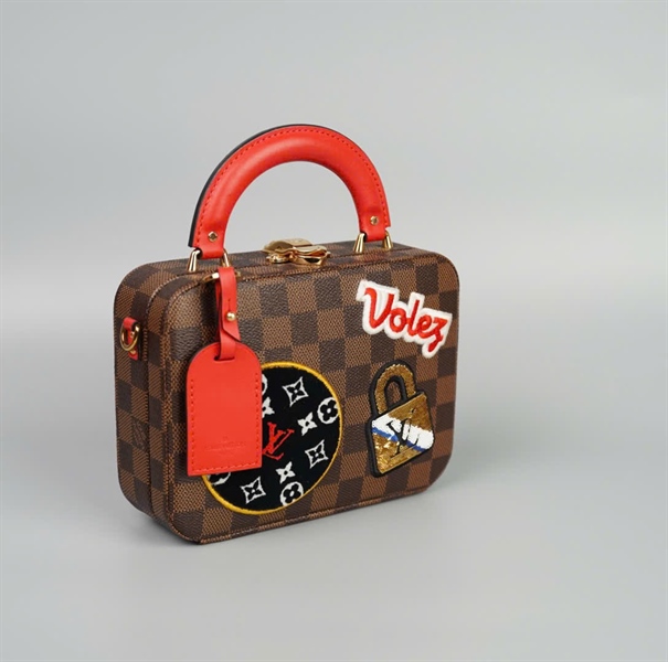 Túi LV Damier ô vuông nâu (TB) +