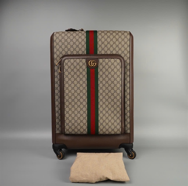 Vali GG màu xám full logo (TB)+