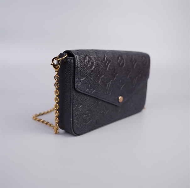 Túi LV hoa đen size 22 (TB) +