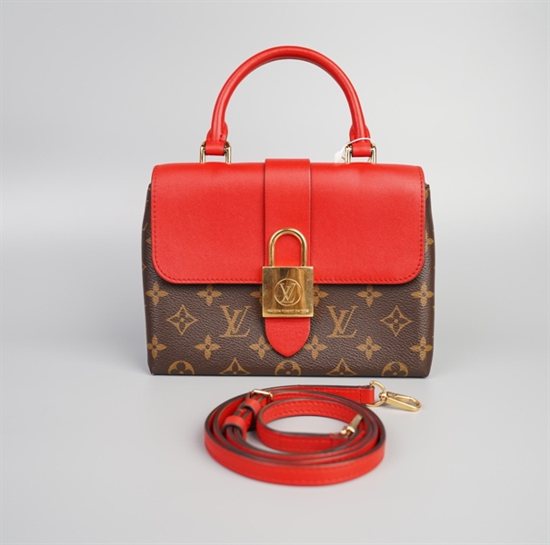 Túi LV hoa nâu lòng đỏ (LN) +