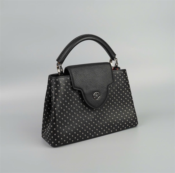 Túi LV capu đen đính đinh size 26 (HC) +