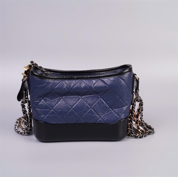 Túi Chanel Gab xanh đen size 18 (TB) +