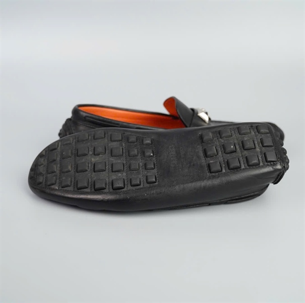 Giày Hermes loafer đen - B (HP-413) KG+