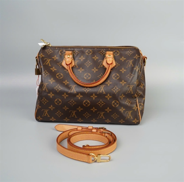 Túi LV hoa nâu (MB1102) size 30 (TB) +