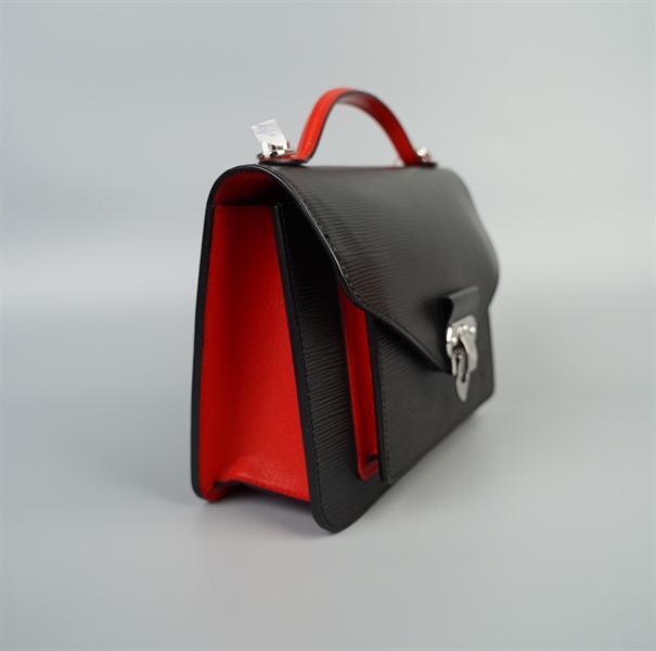 Túi LV Neo Monceau đen viền đỏ stap xanh dương size 25 (TB) +