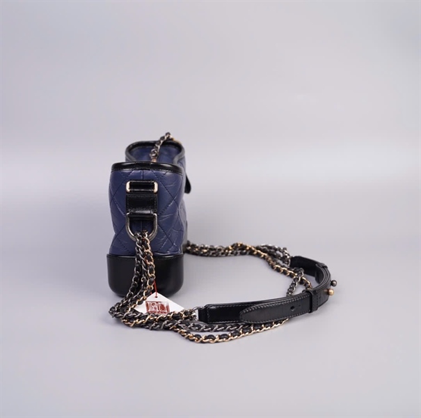 Túi Chanel Gab xanh đen size 18 (TB) +