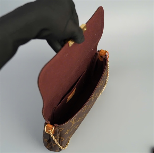 Túi LV hoa nâu size 24 (TB) +