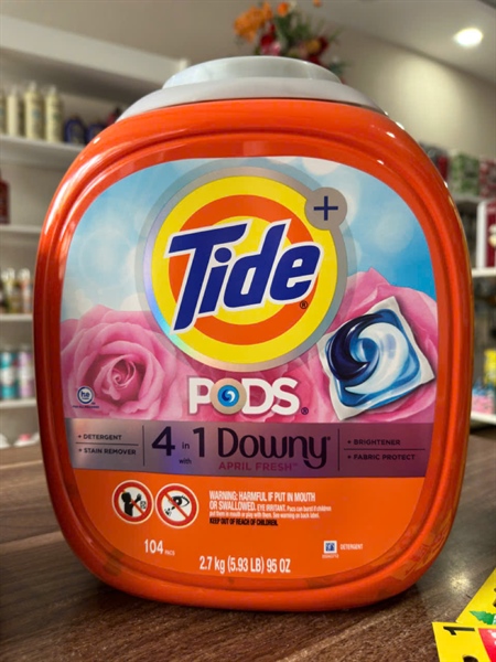 VIÊN GIẶT TIDE PODS 4IN1 DOWNY 2,7KG