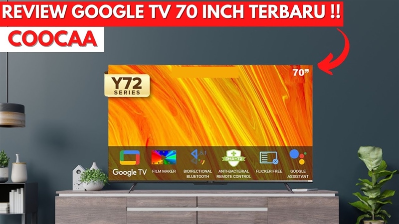 Smart Google Tivi Coocaa 4K 70 inch 70C9