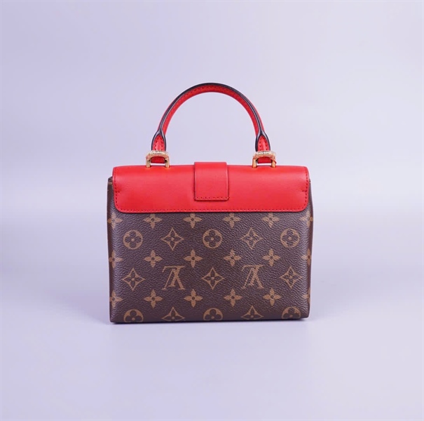 Túi LV hoa nâu nắp đỏ size 20 (HC) +