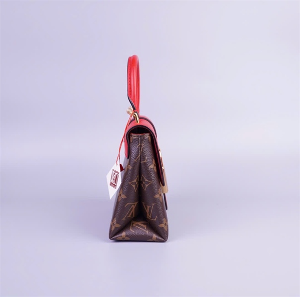 Túi LV hoa nâu nắp đỏ size 20 (HC) +