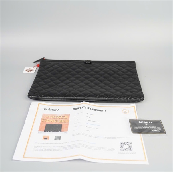 Túi Chanel Clutch 25113458 đen+