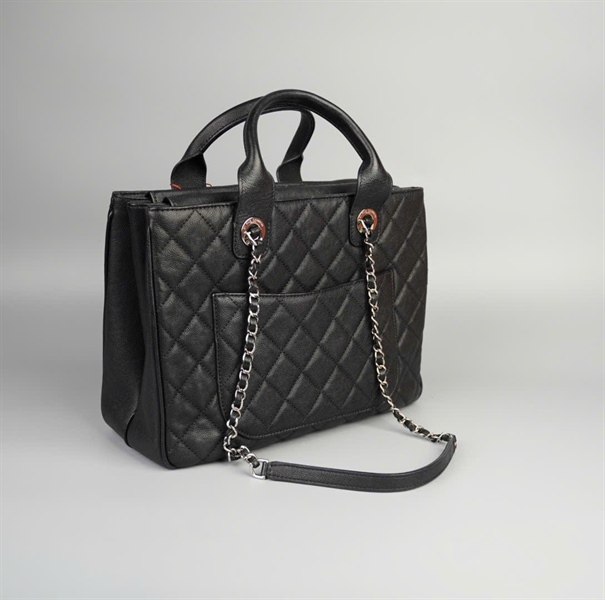 Túi Chanel tote đen 2527784 size 30 KG+