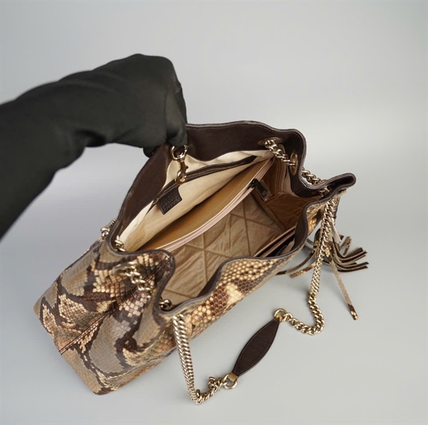 Túi GG da trăn có lót from size 36 KG+