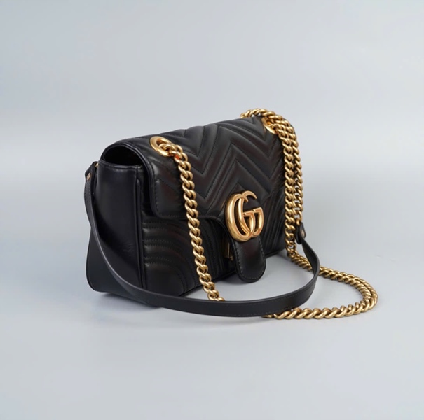 Túi GG Marmont đen size 26 (TB) +