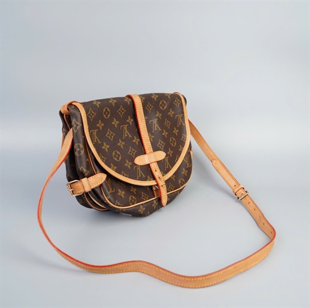 Túi LV hoa nâu viền vàng size 30 KG++