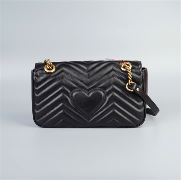 Túi GG Marmont đen size 26 (TB) +