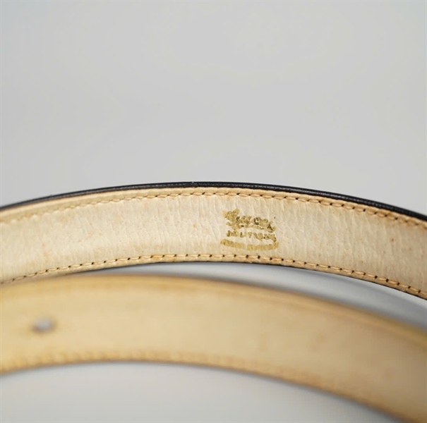 Thắt lưng GG mặt đen dây đen KG+