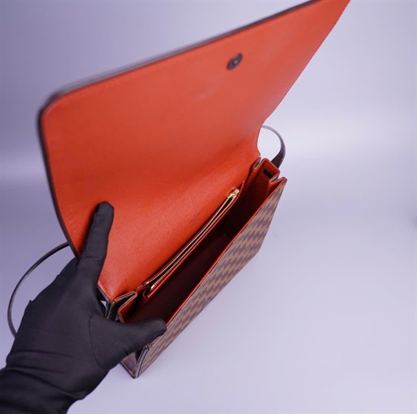 Túi LV đeo chéo ô vuông nâu size 28 KG+