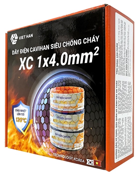 DÂY ĐƠN CHỐNG CHÁY XC -1X4.0 VIỆT HÀN