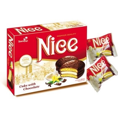 Bánh mềm phủ Socola Nice 264g