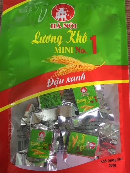 Lương khô MINI Đậu xanh 250g*16