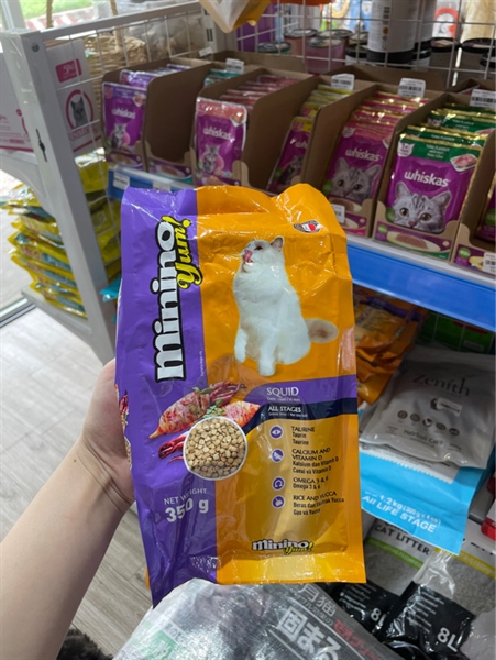 Minino 350g vị mực nướng