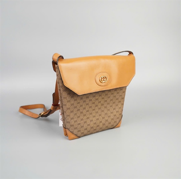 Túi GG nâu nắp gập size 16 KG+