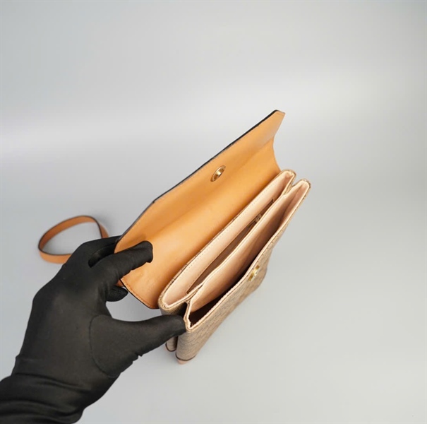 Túi GG nâu nắp gập size 16 KG+