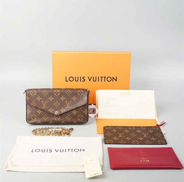 Túi LV hoa nâu (set 2) size 20 KG+