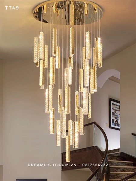 Đèn thả phale dáng dài