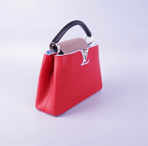 Túi LV capu đỏ lòng xanh 26cm KG+