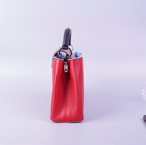 Túi LV capu đỏ lòng xanh 26cm KG+