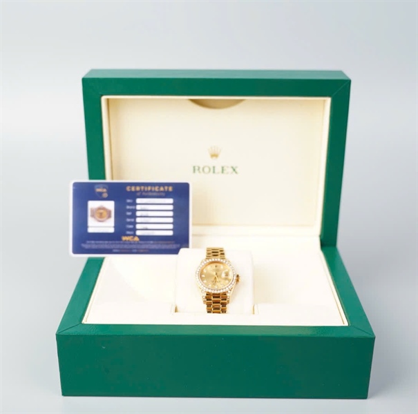 Đồng hồ Rolex mặt tròn vàng 69158 (có check legit) +