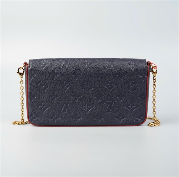 Túi LV felicie xanh đen lòng đỏ size 21 KG+