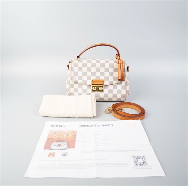 Túi LV Cluny ô vuông xám Size 20 KG+