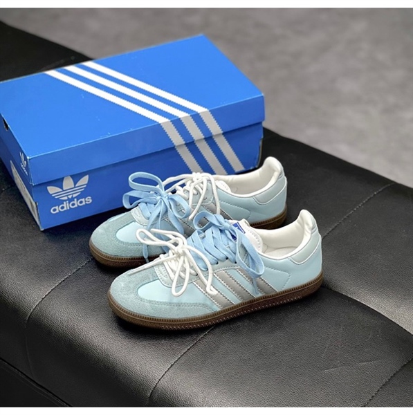 Adidas samba xanh dương 2 dây