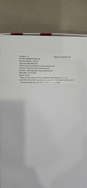 Tai nghe CK - SD601 CPF - Taiwan 3