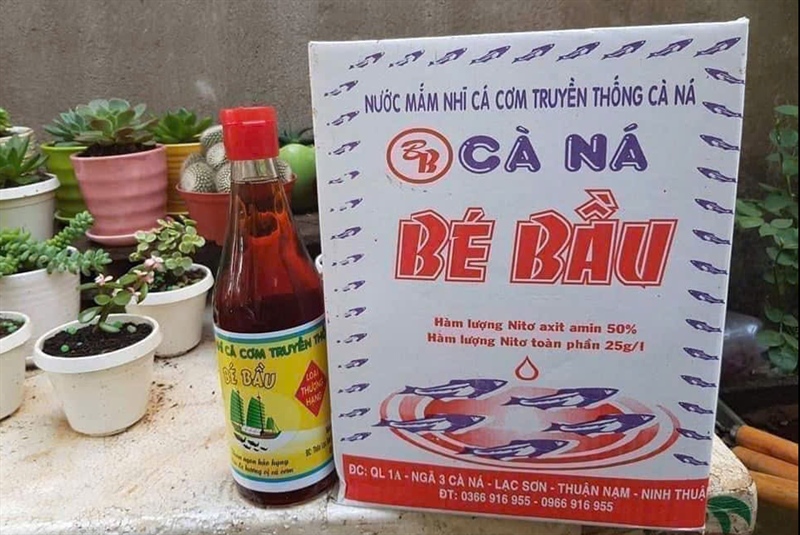 NƯỚC MẮM BÉ BẦU CHAI SÀNH TRÒN 500ML - THÙNG 6 CHAI 155k